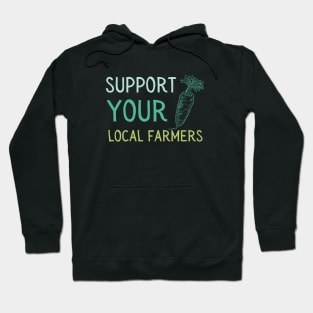 Support local farmers carrot Hoodie